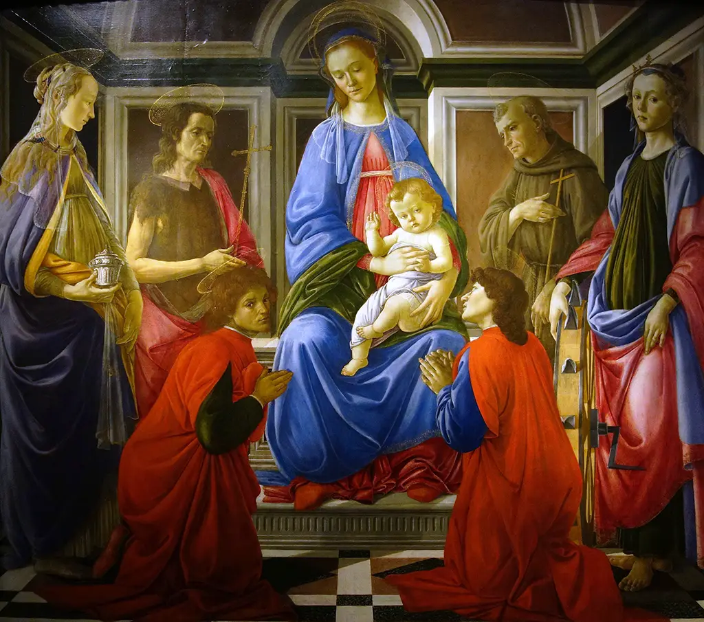 Sant'Ambrogio Altarpiece Sandro Botticelli